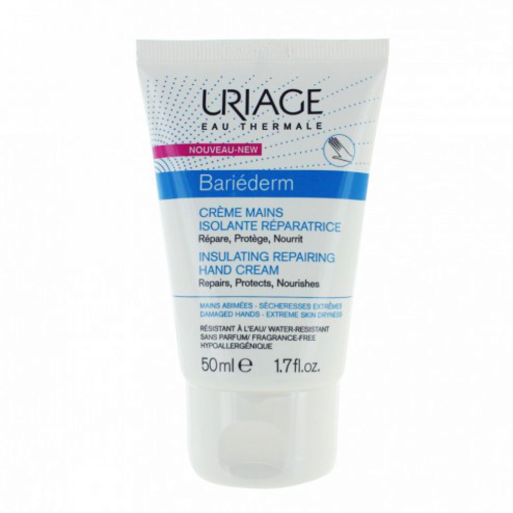 Uriage bariéderm crème mains isolante réparatrice