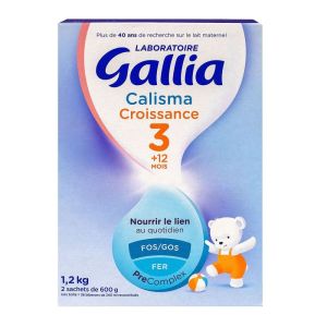 Gallia - Calisma Croissance 3ème âge Lait en poudre