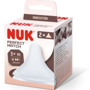 NUK - Perfect match sucettes 3mois+ - 2 sucettes