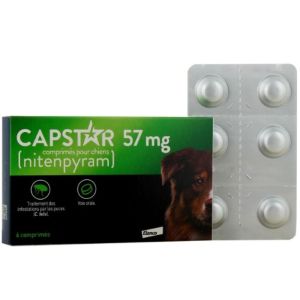 Elanco - Capstar comprimés pour chiens 57Mg - 6 comprimés