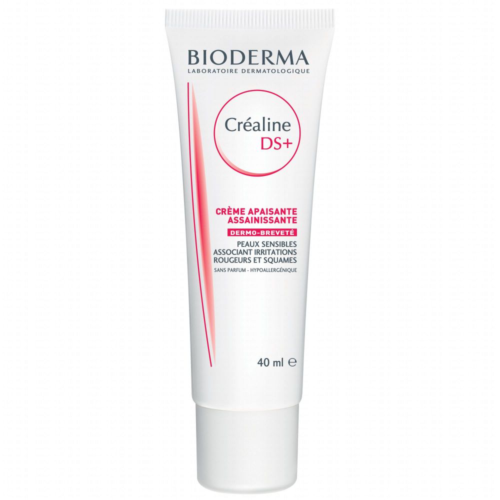 Bioderma Créaline Ds crème apaisante peaux sensibles associant irritations rougeurs et squames