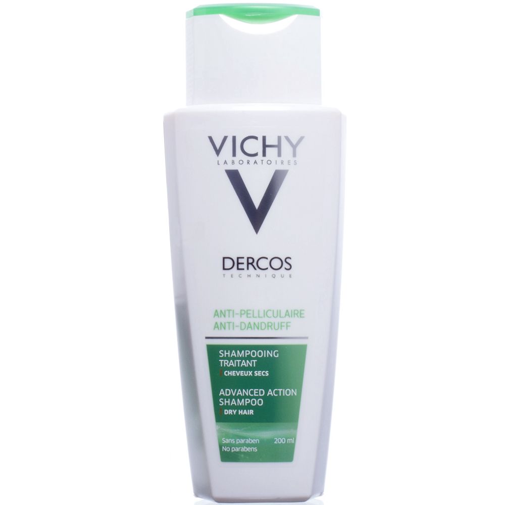 Vichy Dercos Technique Shampooing Anti Pelliculaire Cheveux Secs 200ml