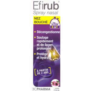 Efirub - Spray nasal nez bouché - 30mL