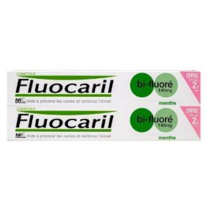 Fluocaril - Dentifrice Bi-Fluore Menthe 145mg - 2x75ml