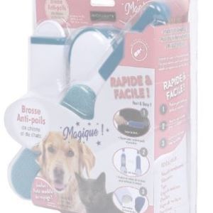 Wouapy - Brosse anti-poils chat et chien