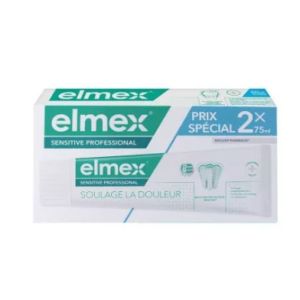 Elmex - Dentifrice sensitive - 2x75ml