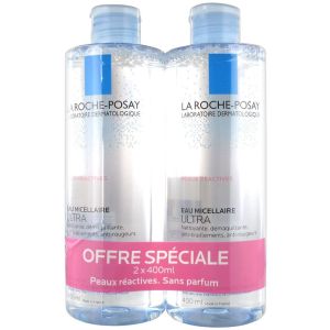 La Roche-Posay - Eau micellaire peaux réactives - 400 mL