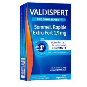 Valdispert - Sommeil Rapide Extra Fort 1.9 mg - 40 comprimés