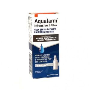 Bausch et Lomb - Aqualarm intensive spray yeux secs et fatigués - 10ml