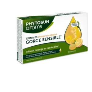 Phytosun aroms - Gommes gorge sensible - 30 gommes