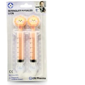 L2N Pharma - Seringues nasales Lion - 2 seringues