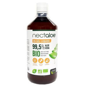 Santé Verte - Nectaloe Bio - 1L Gel Liquide d'Aloe Vera