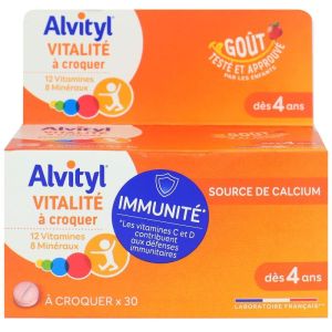 Alvityl - Vitalité - 30 comprimés à croquer