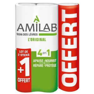 Amilab - stick lèvre - 2+1 offert