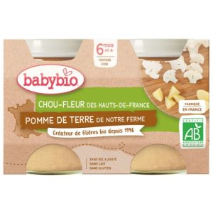Babybio - Choufleur Pomme de terre - 2x130g