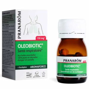 Pranarom - Oleobiotic santé respiratoire 150 mg - 15 capsules gastro-resistantes