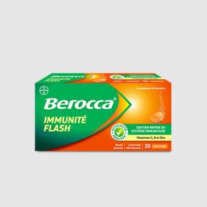 Berocca - Immunité Flash - 30 comprimés effervescents