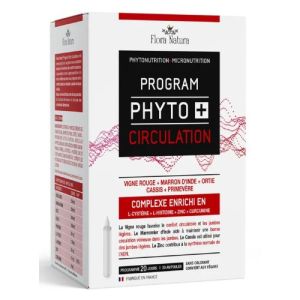 Flora natura - phyto + circulation - 20 ampoules