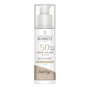 Laboratoires de Biarritz - Crème Solaire Teintée SPF50 Visage Beige - 50mL