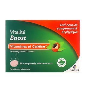 Viatris - Vitalité boost - 20 comprimés effervescents