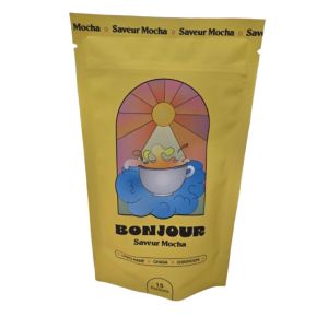 Bonjourdrink - Super café aux champignons adaptogènes Saveur Mocha - 15 portions - 90g