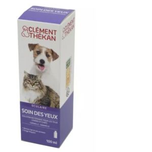 Clément-Thékan - Oculaire Soin des yeux solution nettoyante chiens chats 100ml