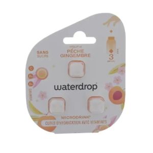 Waterdrop - Microdrink youth peche gingembre x3 cubes