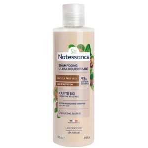 Natessance - Shampooing crème ultra-nourrissant Karité - 250ml