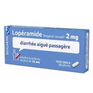 Biogaran - Lopéramide 2mg - 12 gélules