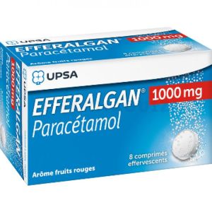 Efferalgan - 1000 mg  - 8 comprimés effervescents