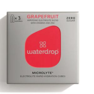 WATERDROP - Microlyte GrapeFruit sans sucre 3 cubes