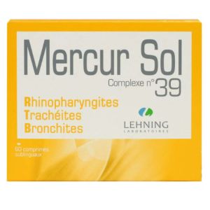 Lehning - Mercur Sol N°39 - 60 comprimés sublinguaux