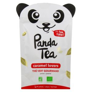 Panda Tea - Caramel lovers thé vert gourmand - 18 sachets