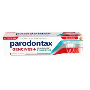 Parodontax - Dentifrice quotidien au fluor gencives + sensibilité et haleine - 75ml