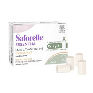 Saforelle - Kit de recharges lavant intime hydratant - 4x6g