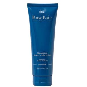 RoseBaie - Shampooing kératine / huile de ricin pour homme - 250ml