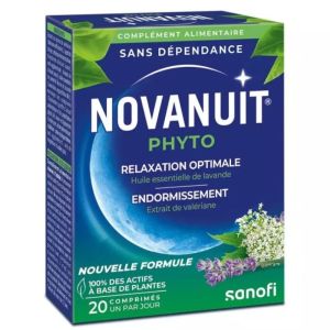 Novanuit Phyto - Relaxation optimale et endormissement - 20 comprimés