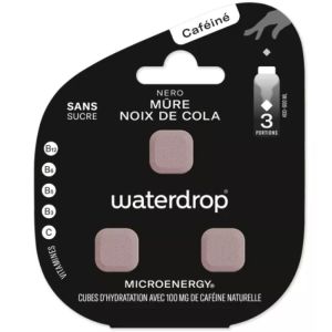 Waterdrop - Microenergy nero mure noix de cola x3