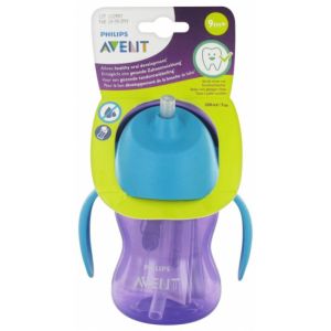 Avent - Tasse à paille courbée 9 mois+ - 200ml