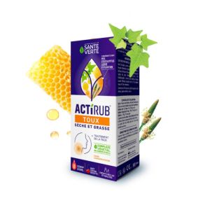 Santé Verte - ActiRub Sirop toux sèche et grasse - 125ml