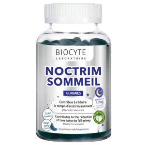 Biocyte - Noctrim Sommeil - 60 gommes à mâcher