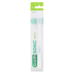 GUM - GUM sonic daily soft recharge - 2x têtes blanche