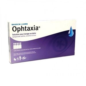 Ophtaxia - Solution pour lavage oculaire - 10 x 5 ml unidoses