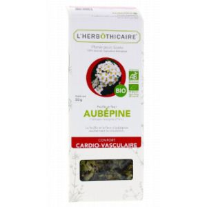 L'herboticaire - plante pour tisane aubépine - confort cardio-vasculaire - 50g