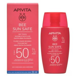 Apivita - Bee sun safe fluide visage invisible SPF50 - 50ml