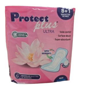 Marmailles Plus - Protect plus ultra serviettes hygièniques Maxi  - 9 serviettes