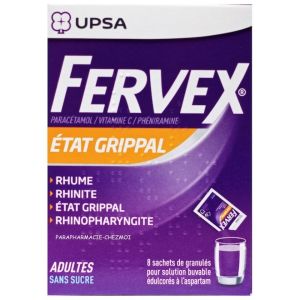 Fervex - Etat grippal - 8 sachets
