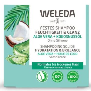 Weleda - Shampooing solide hydratation & brillance - 50g