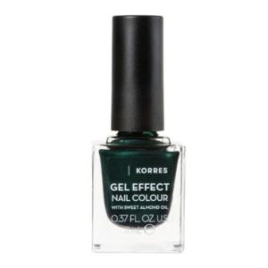 Korres - Gel effect nail colour  89 velvet green - 11ml