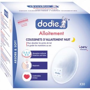 Dodie Allaitement - Coussinets d'allaitement nuit - x30